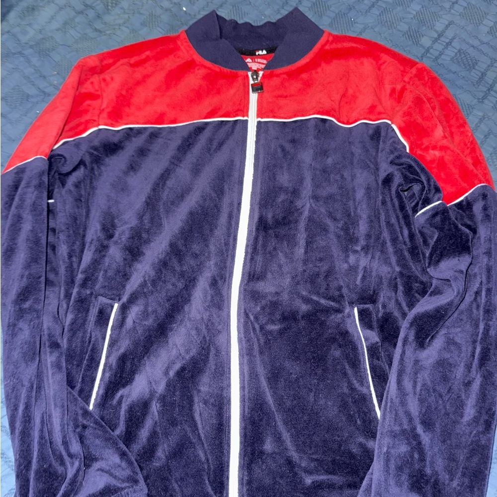 vintage fila zip up jacket